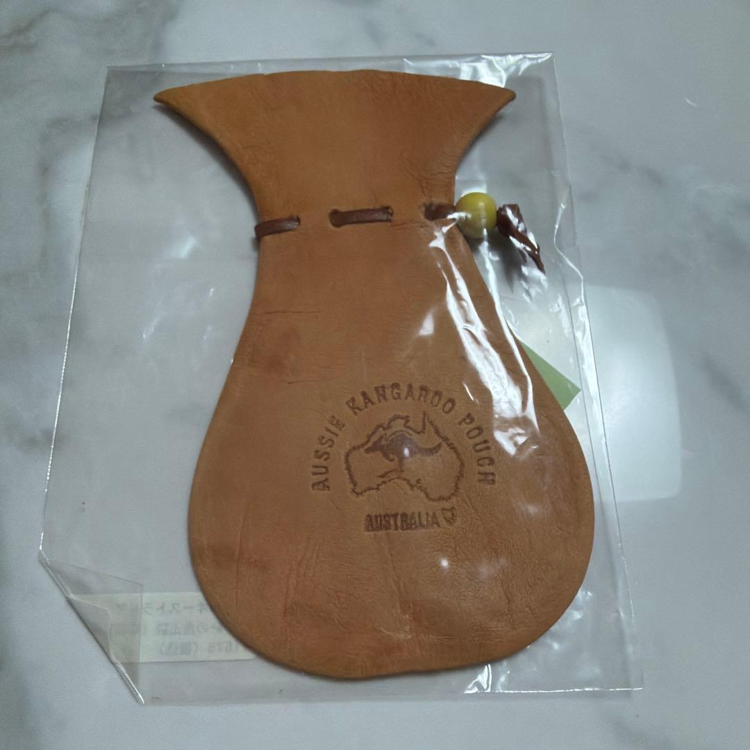 【新品未開封】カンガルー金玉袋（幸袋）ラッキーポーチ オーストラリア　L 財布