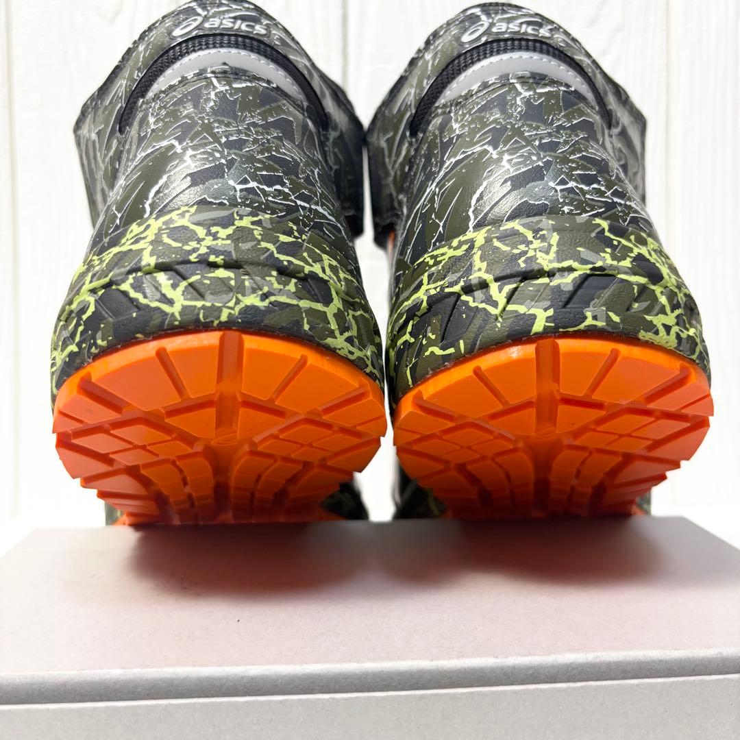 美品 asics安全靴 ウィンジョブ 24.0 限定色 迷彩　BOA ハイカット