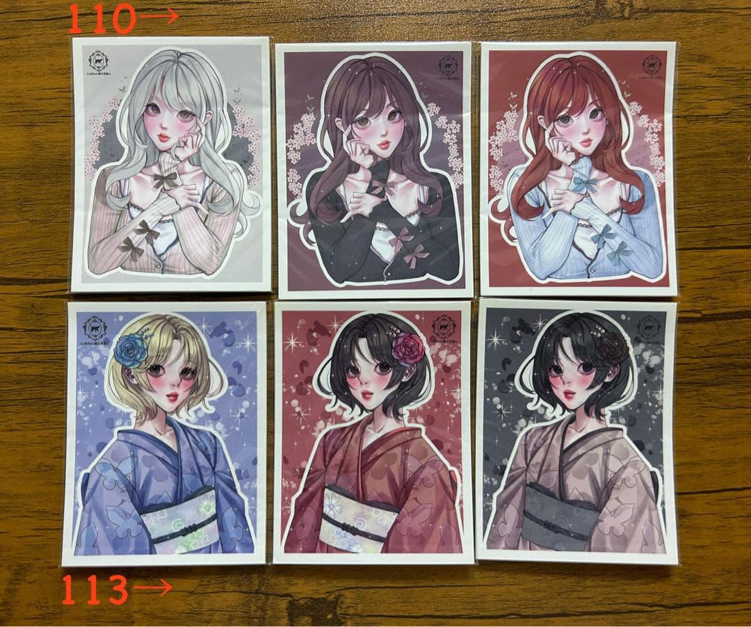 人物ステッカー　にゃあちゃんの文具屋さん　③