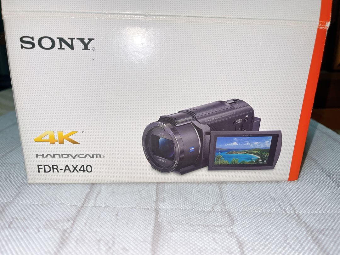 SONY 4K ビデオカメラ　本体　FDR-AX40 ブロンズブラウン