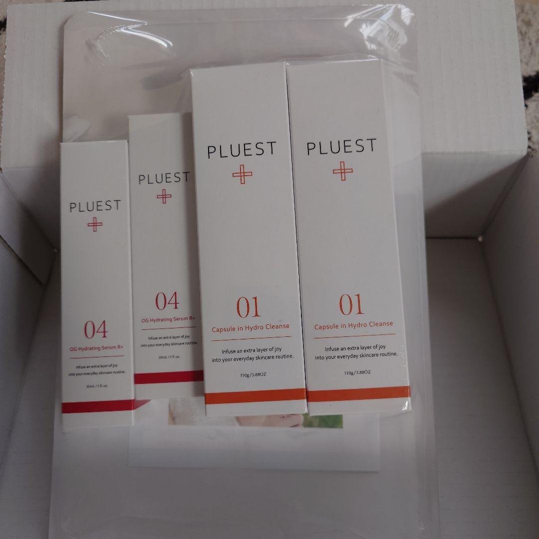 【PLUEST】 ジェルクレンジング01 & 美容液OGハイドロセラムR+ 04