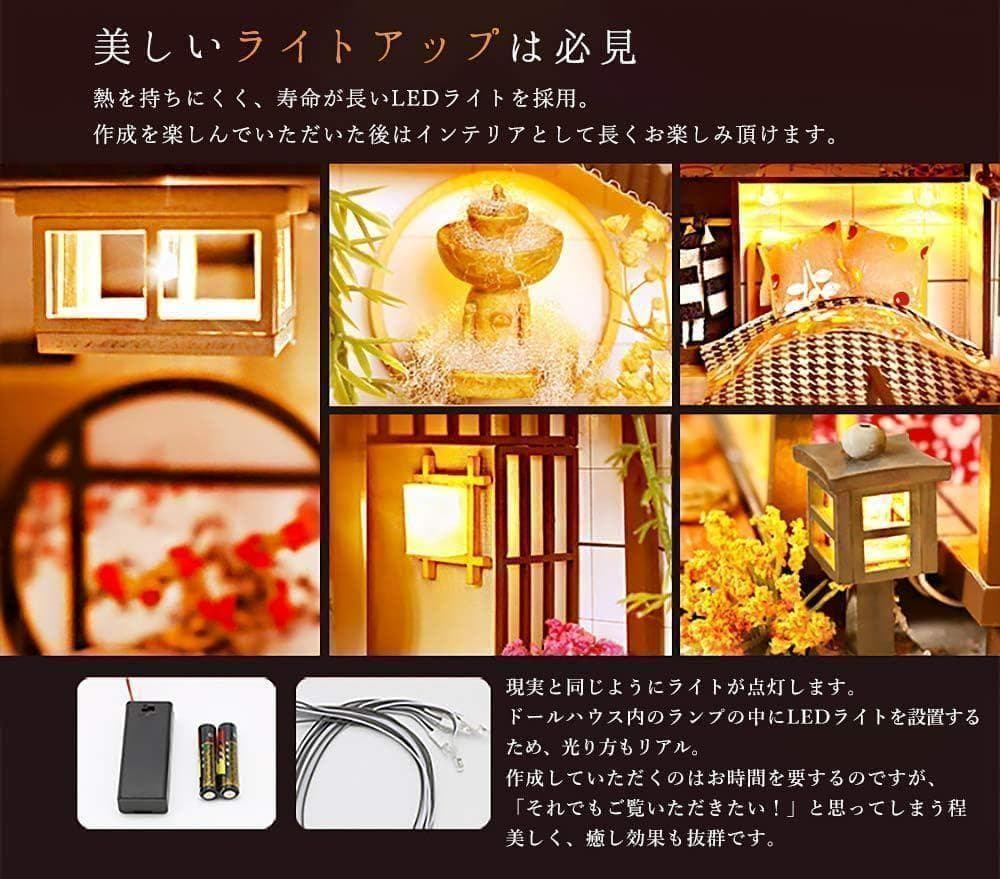 【M2169-139-105】ドールハウス ミニチュア 手作りキット セット