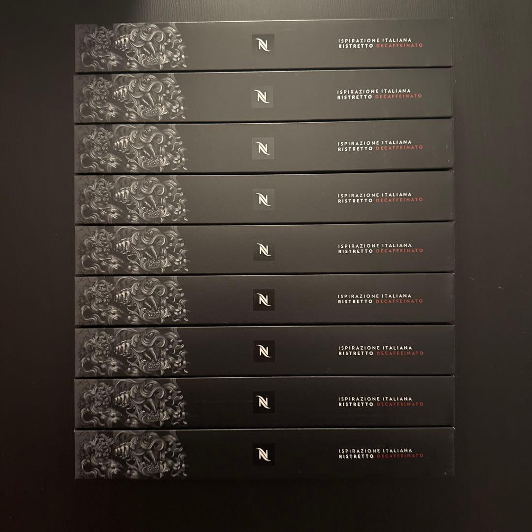 ネスプレッソ デカフェ リストレット 9箱 90カプセル