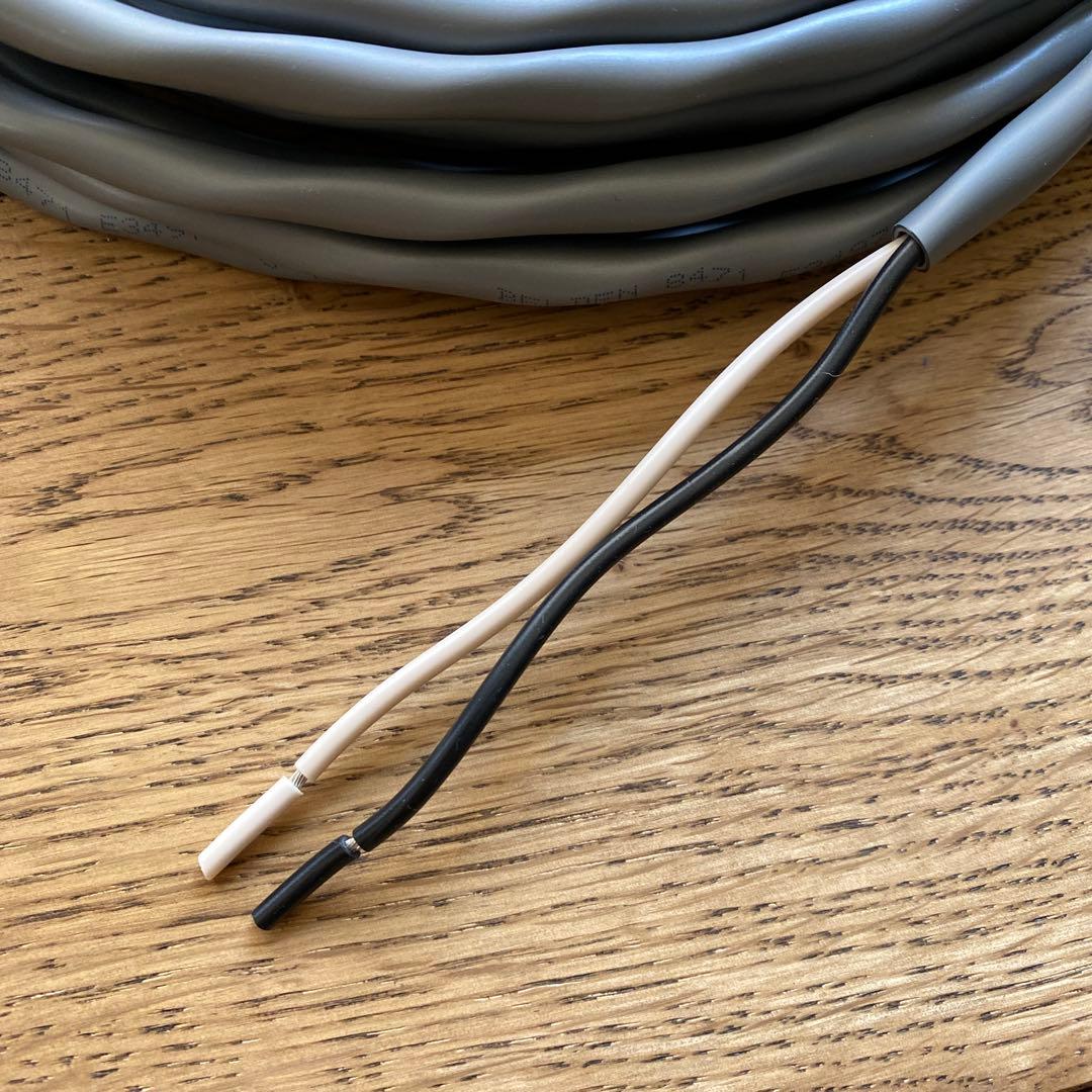 新品　15メートル　BELDEN 8471 外皮＆導体皮剥き加工済み