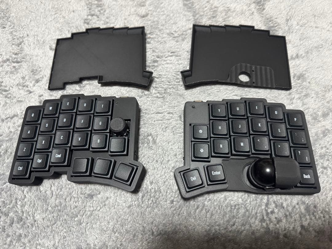 roBa-LP 無線分割 キーボード　黒