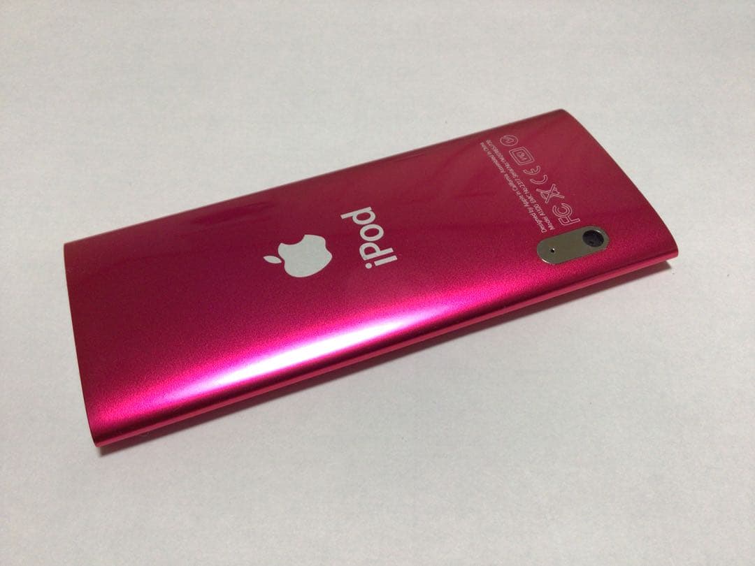 iPod nano 5世代16GBピンクno.244バッテリー交換済作動品