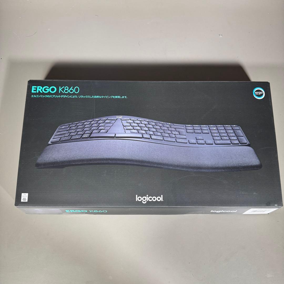 ロジクール エルゴノミック キーボード マウス [ K860 + MXV1s ]