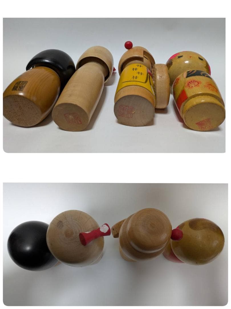 【14体セット】 木製 こけし 現代こけし 創作こけし 一部箱付き 伝統工芸品
