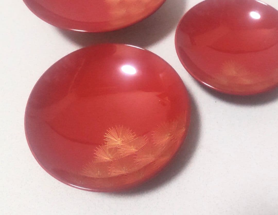 輪島塗 寿水沈金 屠蘇器揃 桐箱付 未使用品