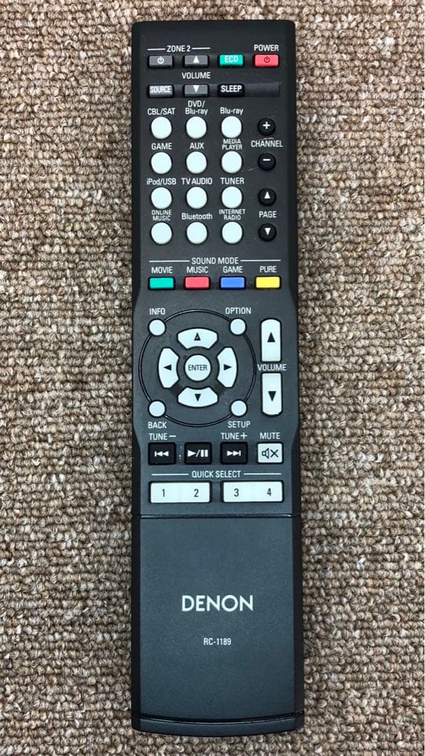 DENON AVR-X1200W AVアンプ 7.2ch Atmos 動作品