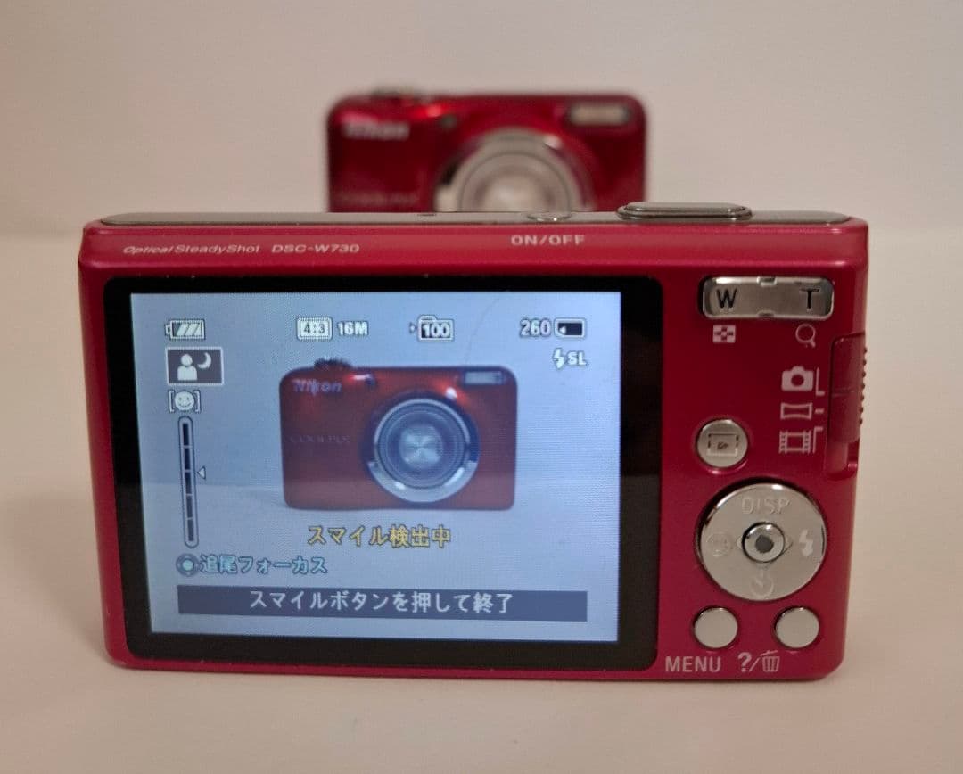 ジャンク ソニー SONY Cyber-Shot DSC-W730 コンデジ