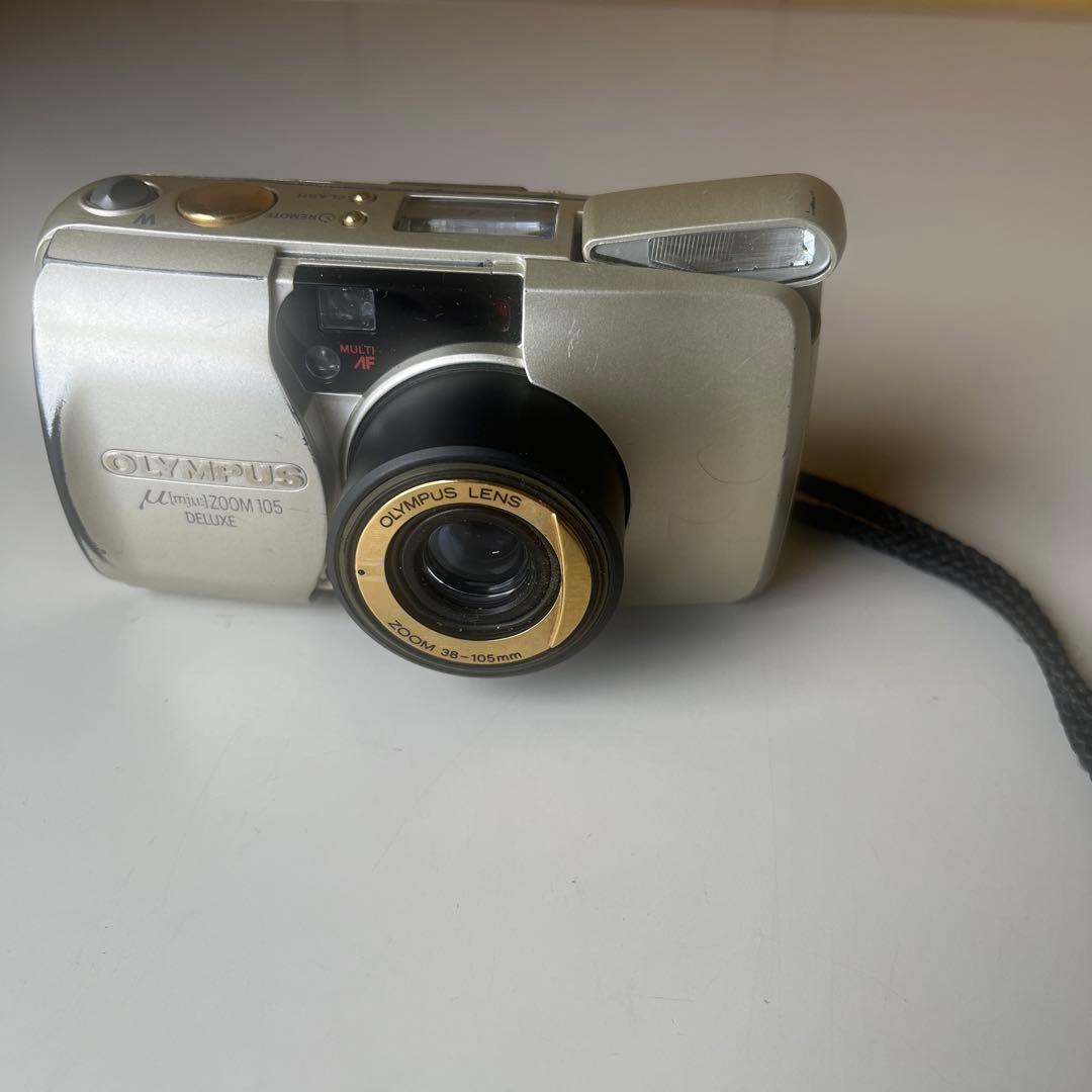 OLYMPUS μ[mju] ZOOM 105 DELUXE 動作品　新品電池