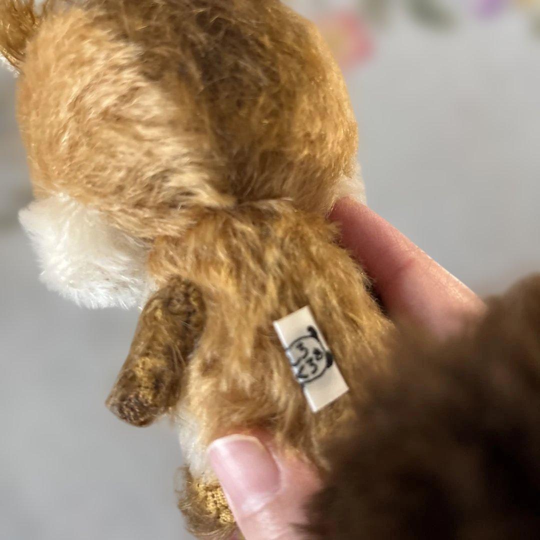 21日のみの出品 しろくろや　リスのぬいぐるみ 手のひらサイズ