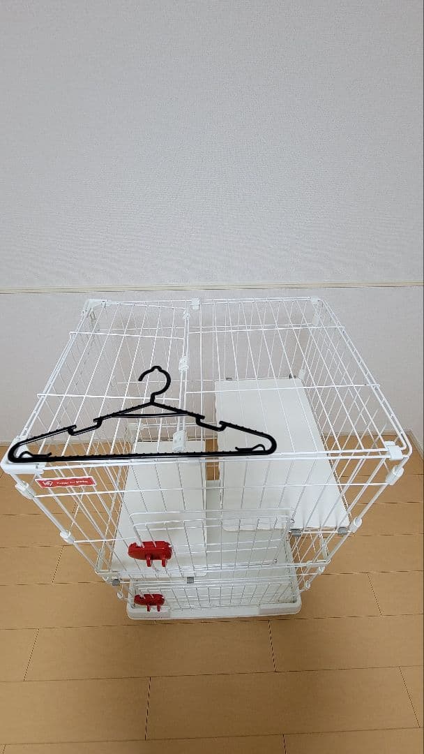 2段ホワイトケージ 子猫用