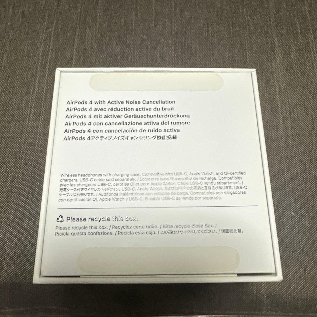 Apple AirPods4ノイズキャンセリング搭載 純正品