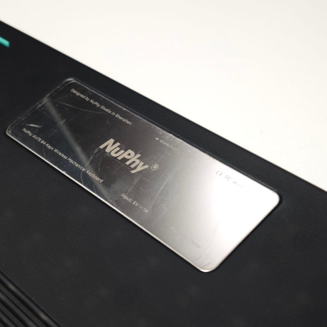 美品 Nuphy Air75 ワイヤレスメカニカルキーボード 青軸