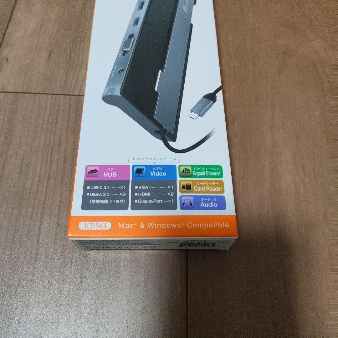 j5createUSB-Cトリプルディスプレイドッキングステーション13in1