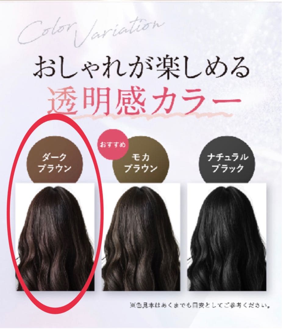 新品✨3袋セット✨リシリアフレル 白髪染め カラーシャンプー ダークブラウン
