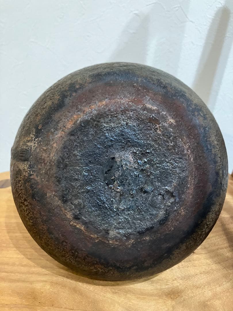 【最終値下げ価格】本番盛岡 薫山 南部鉄器 鉄瓶 平丸型 雲龍 1.6リットル