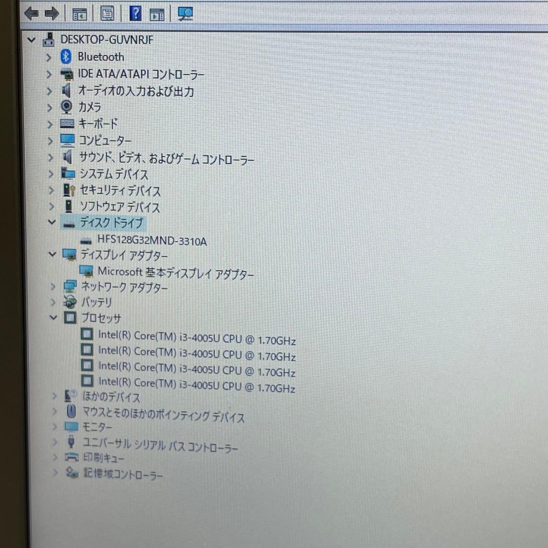 #911 レノボ Thinkpad E450 i3-4005U 8GB 128G