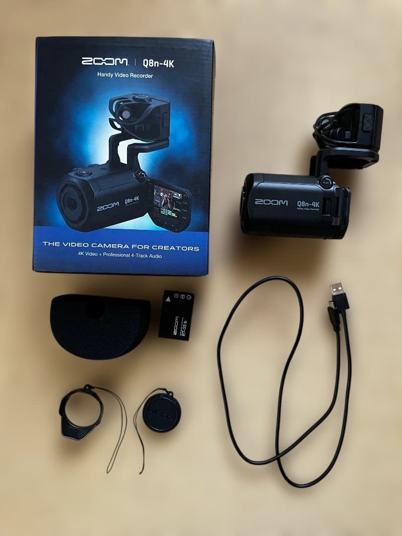 ZOOM Q8n-4K　ZOOMのミージシャンや配信者向け高性能ビデオレコーダー