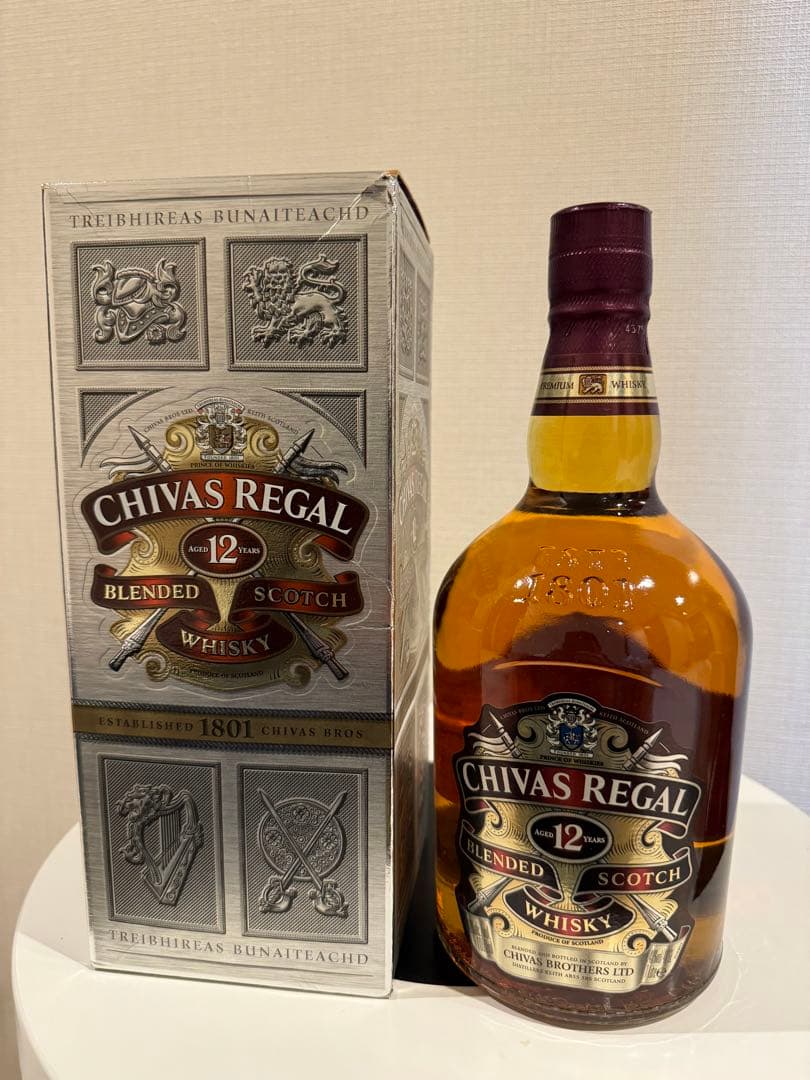 ウイスキー4本セット　お得セット　ジョニーウォーカー　シーバスリーガル　バスカー