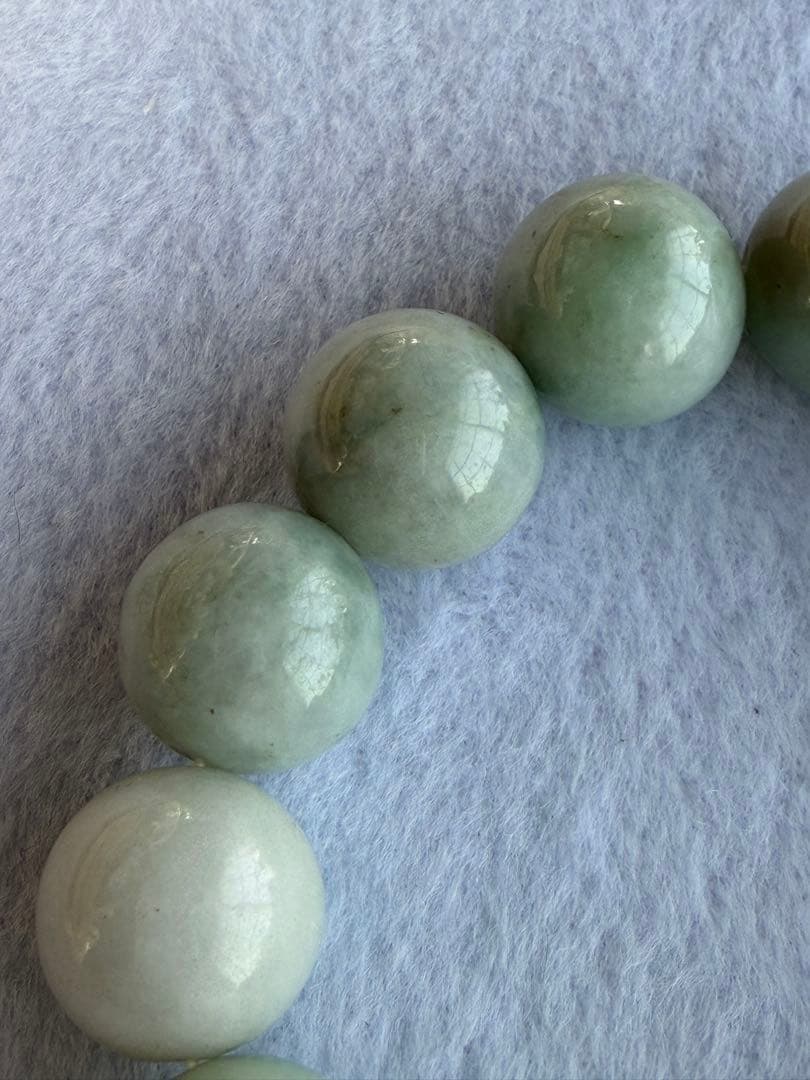 翡翠ブレスレット 大玉　（16㎜/18㎝）　値下げ