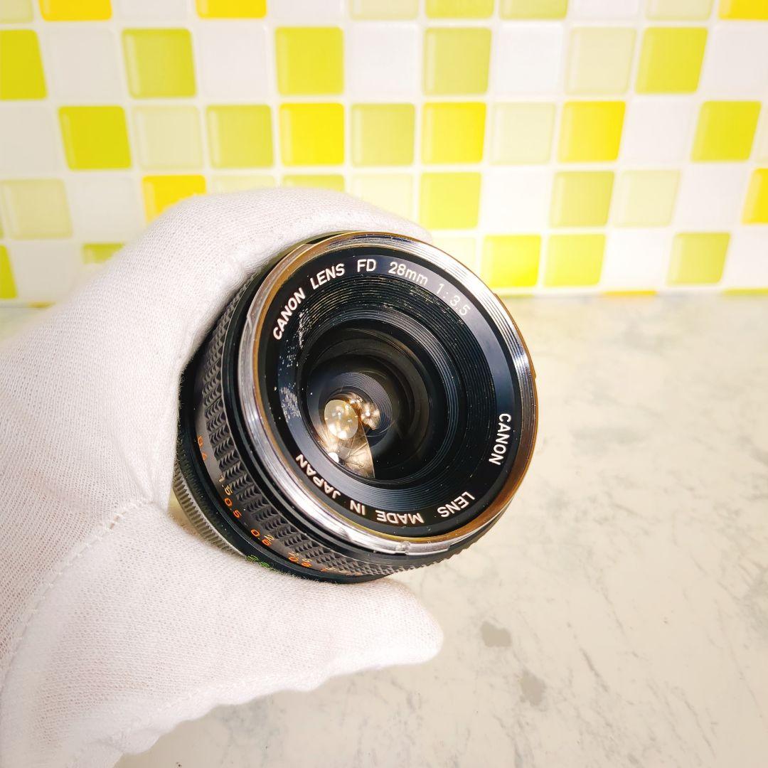 完動品★ Canon A-1 一眼レフ FD 28mm F3.5 整備済み