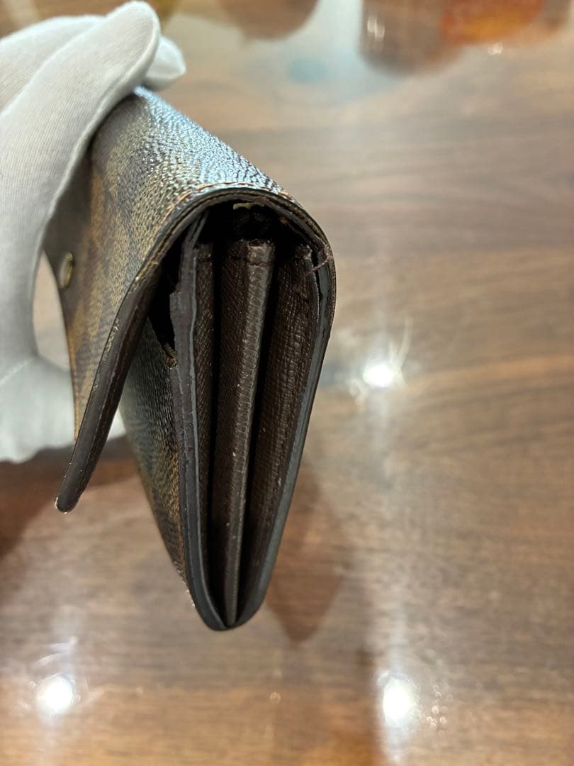 ルイヴィトン　長財布　ダミエ