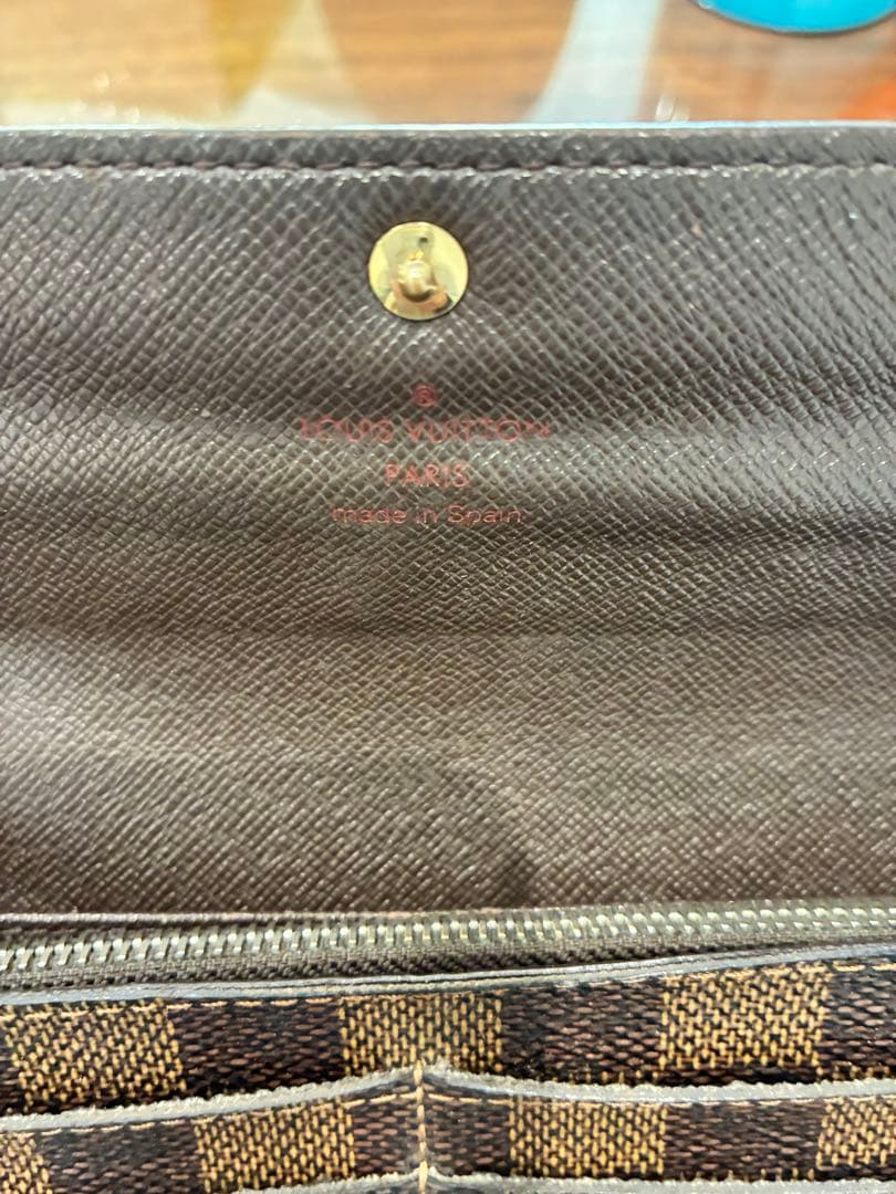 ルイヴィトン　長財布　ダミエ