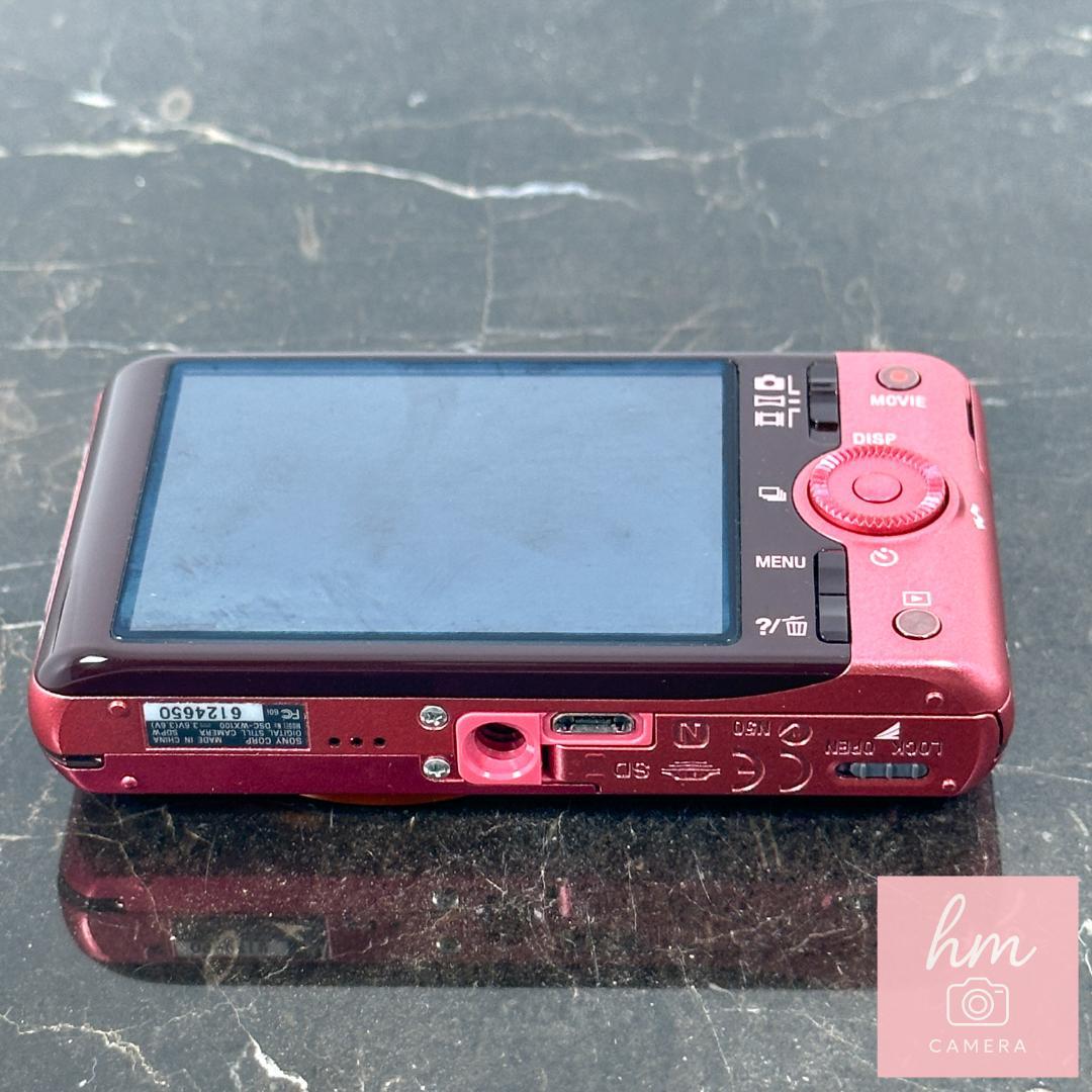【美品】SONY Cyber-shot DSC-WX100 ピンク コンデジ