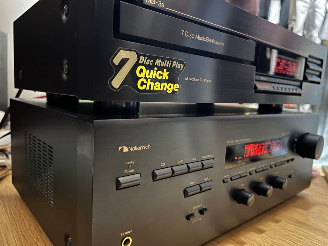美品！ナカミチNakamichi AV-3Sピュアアンプとしても優秀です