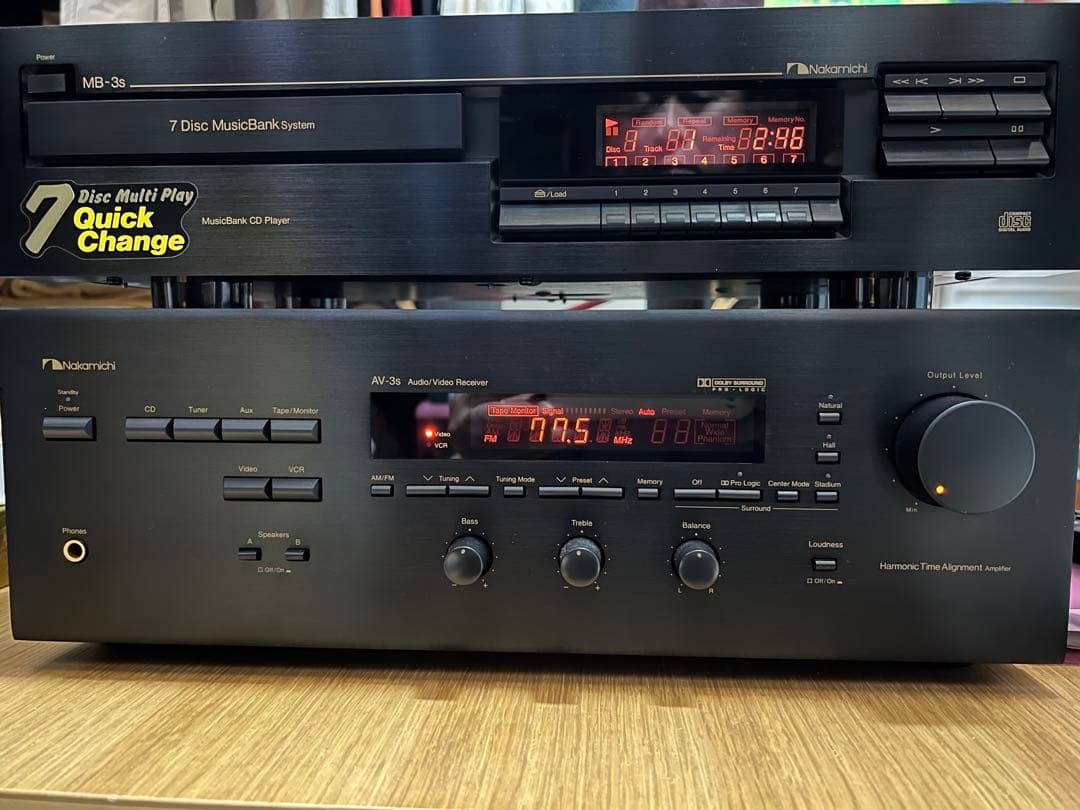 美品！ナカミチNakamichi AV-3Sピュアアンプとしても優秀です