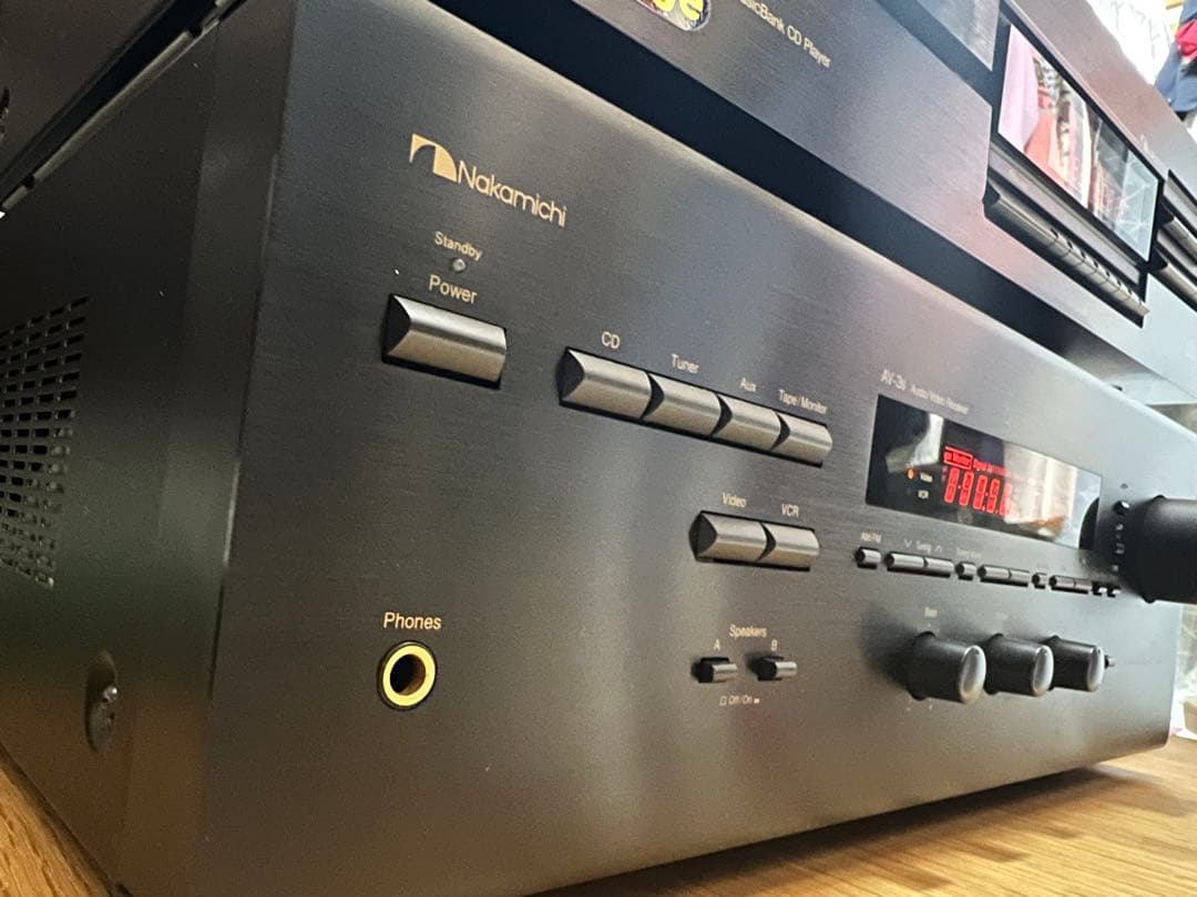 美品！ナカミチNakamichi AV-3Sピュアアンプとしても優秀です