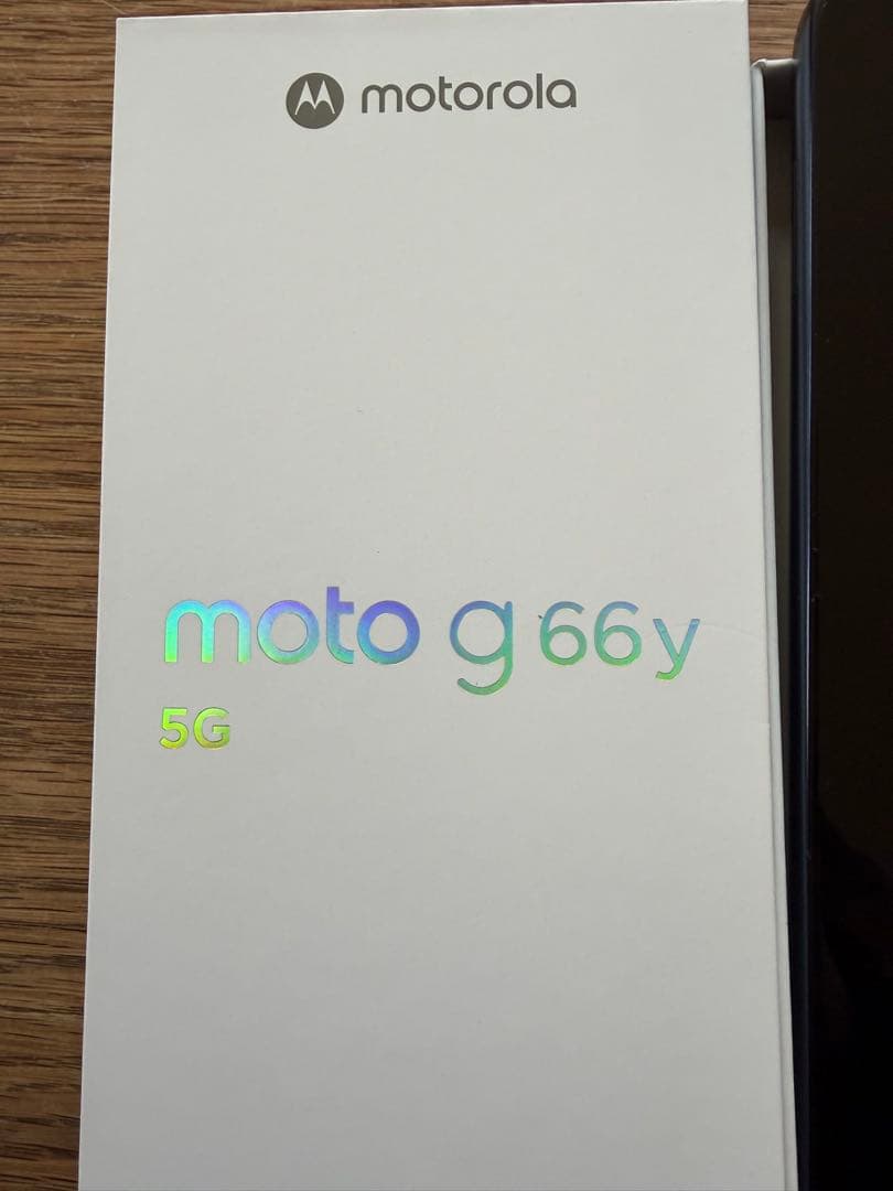 Motorola moto g 66 y 5G ブラックオイスター