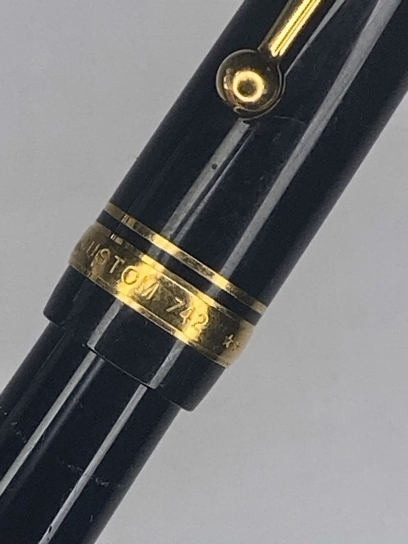 PILOT万年筆カスタム742F(細字)純正コンバーターCON-70・ケース付