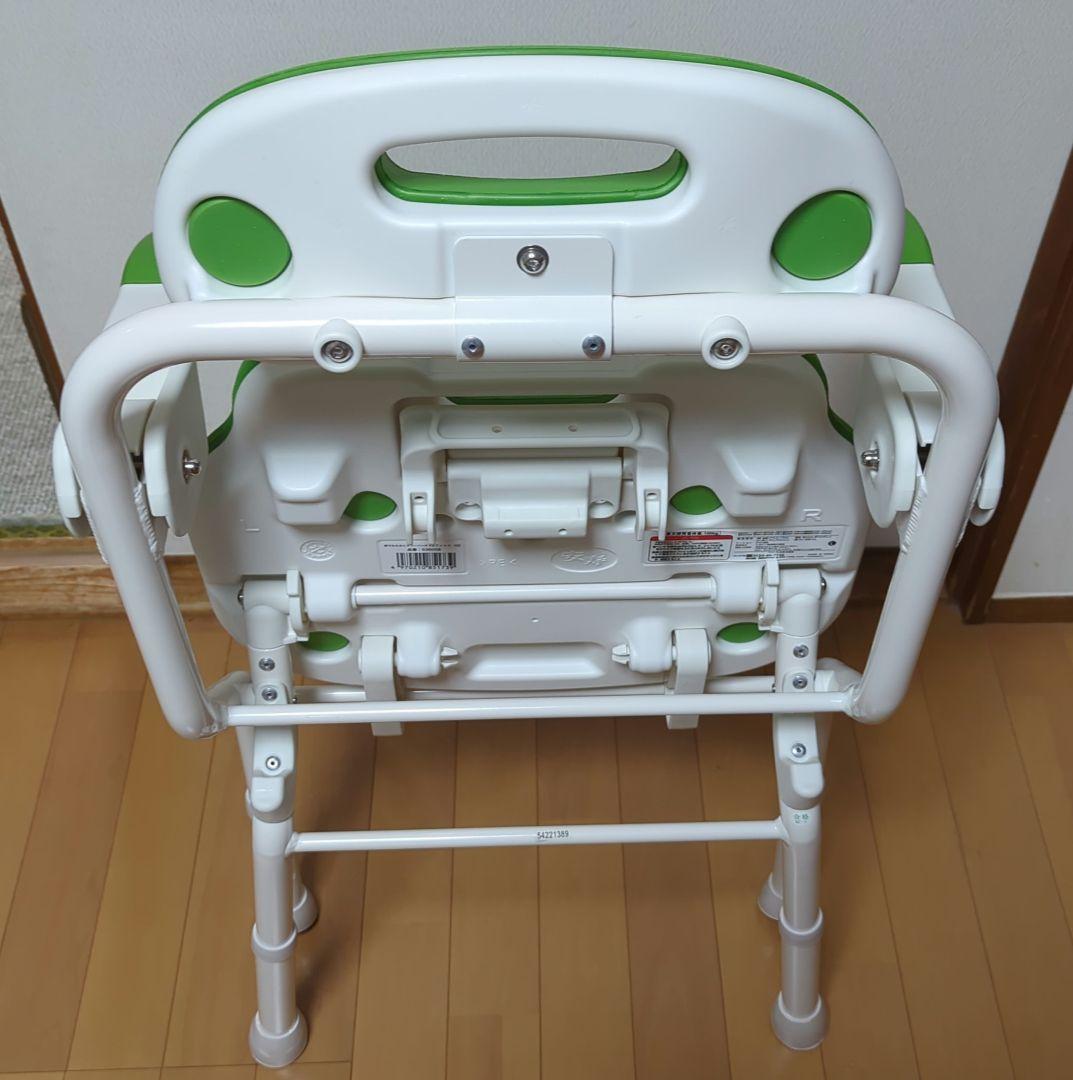 ⭐️ほぼ未使用⭐️安寿折りたたみシャワーベンチFSフィット　グリーン