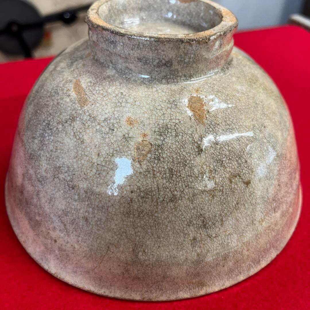 李朝 堅手 茶碗 朝鮮美術 古美術 金海 アンティーク 茶席 福慶