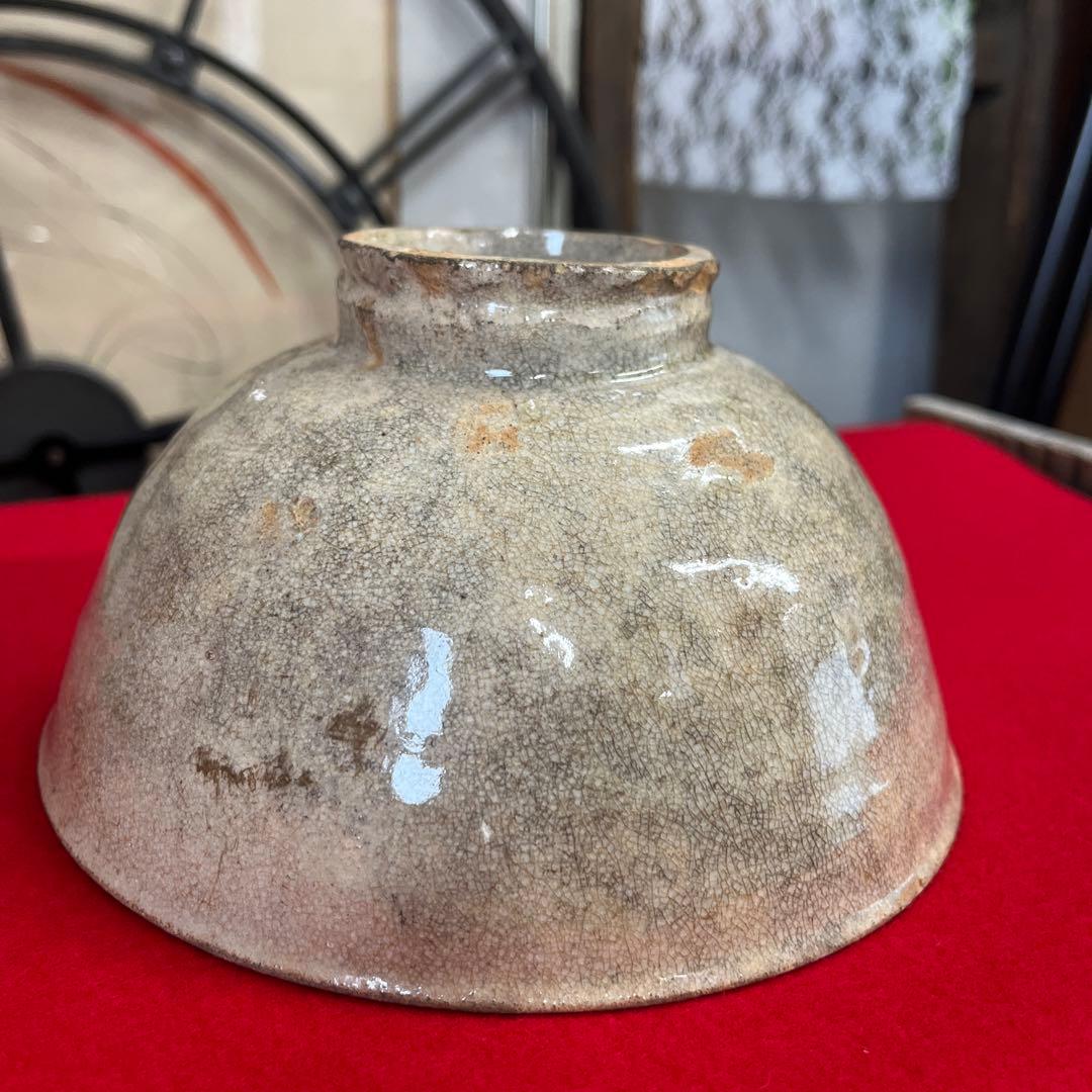 李朝 堅手 茶碗 朝鮮美術 古美術 金海 アンティーク 茶席 福慶