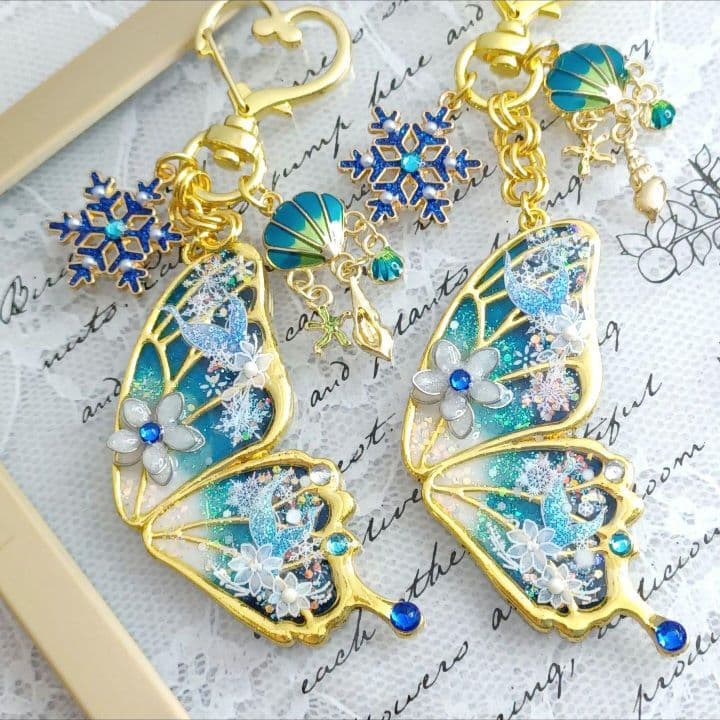 ☆海の女神☆マーメイド　他レジンキーホルダー計6点　ハンドメイド