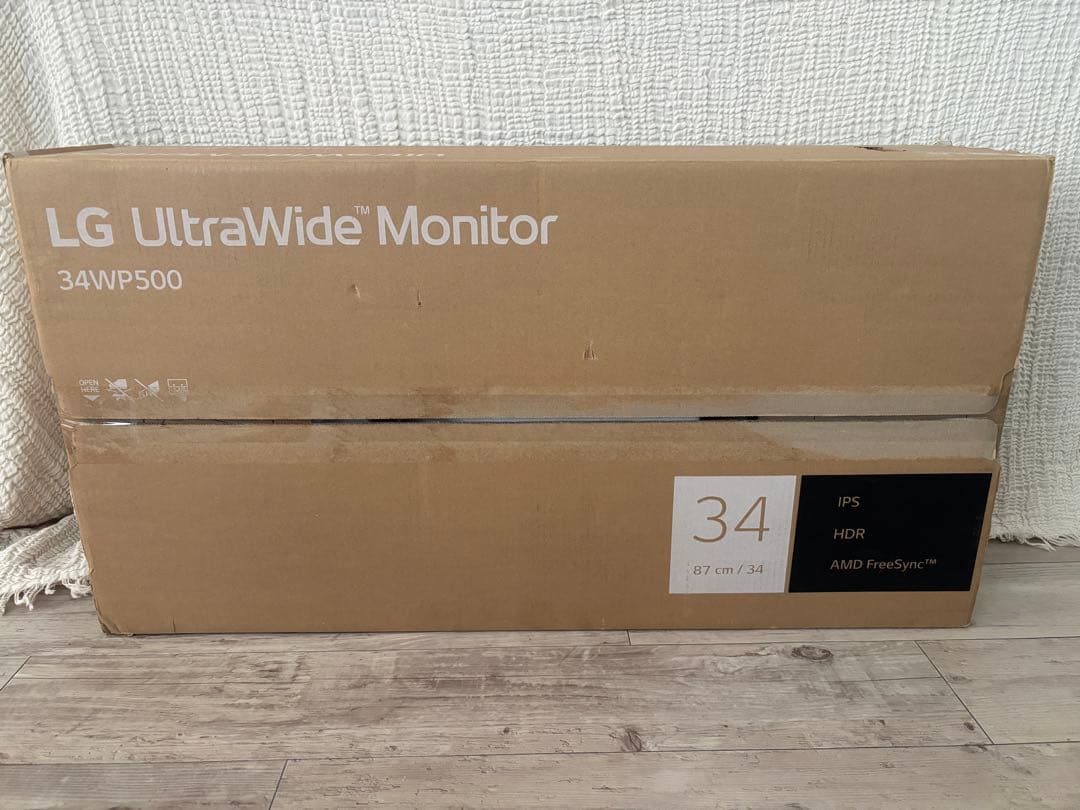 ワイドモニター LG 34WP500 ディスプレイ ゲーミング　テレワーク 仕事