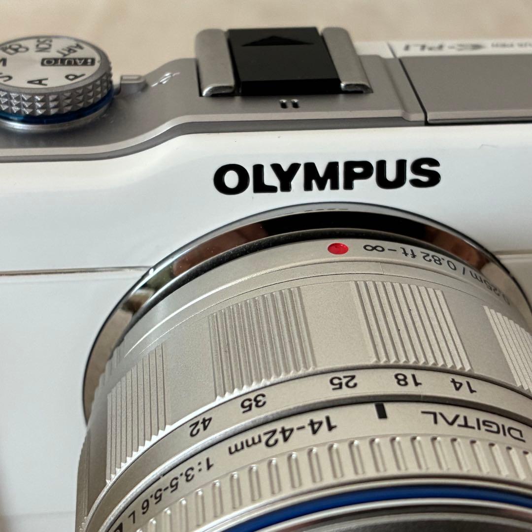 【極美品】OLYMPUS PEN E-PL1 ホワイト レンズセットSDカード付