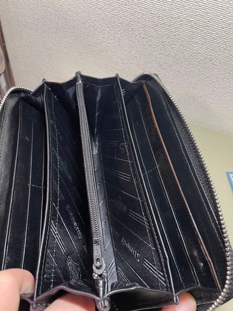 エイ革　長財布　スティングレー　ガルーシャ