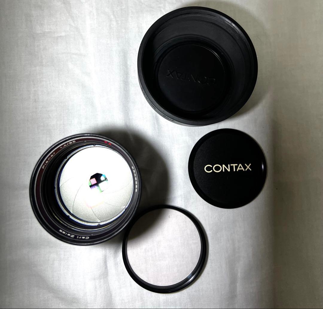 CONTAX 167MT 一眼レフカメラレンズセット、85/1.4 難あり値下げ
