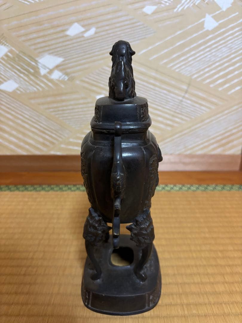 香炉　獅子