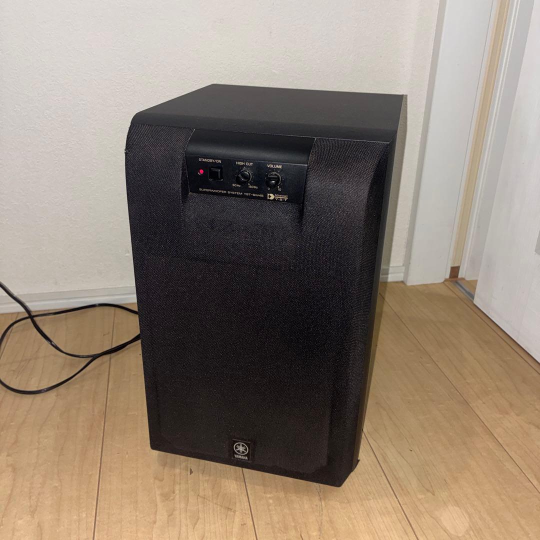 【中古】YAMAHA YST-SW45 サブウーファー ブラック