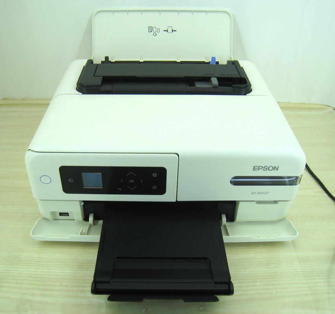 予備純正インク３色付　EPSONプリンター　EP-M552T