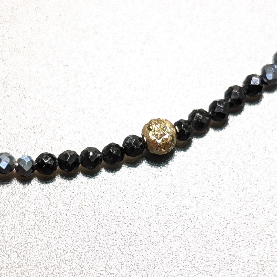 s po　50cm｜K8ゴールド×テラヘルツ×スピネルの三位一体ネックレス