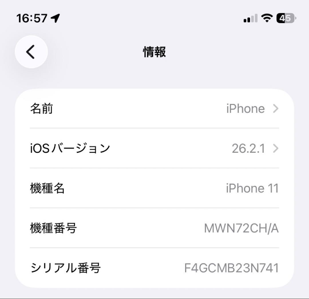 美品 iPhone11 128GB 海外版 SIMフリー