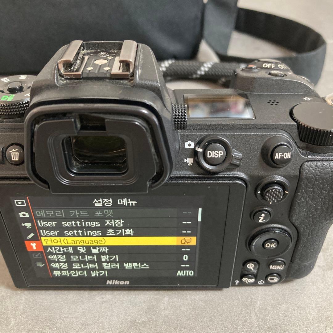 Nikon Z6II ミラーレスカメラ 予備バッテリー付き 言語設定日本語なし